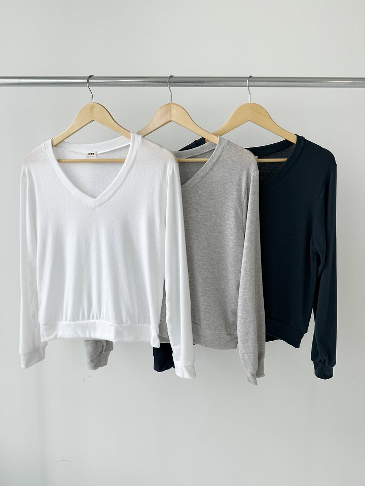 Smi V-Neck Sweatshirt by Enten for Women - view 4