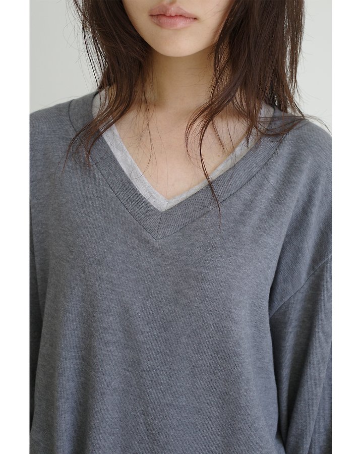 Emma V-Neck Sweatshirt by Enten for Women - view 3