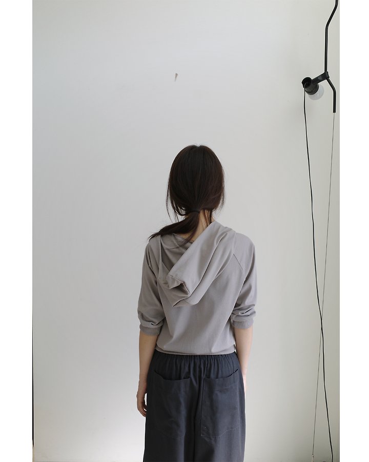 Mocha Hooded Jacket by Enten for Women - view 2