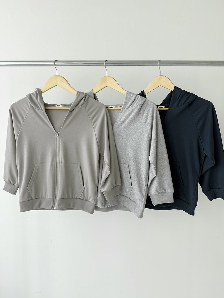 Mocha Hooded Jacket by Enten for Women - view 8