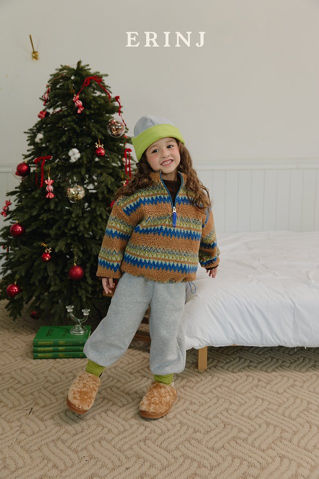 Snow Color Contrast Jogger Pants by Erin J for Child - view 10