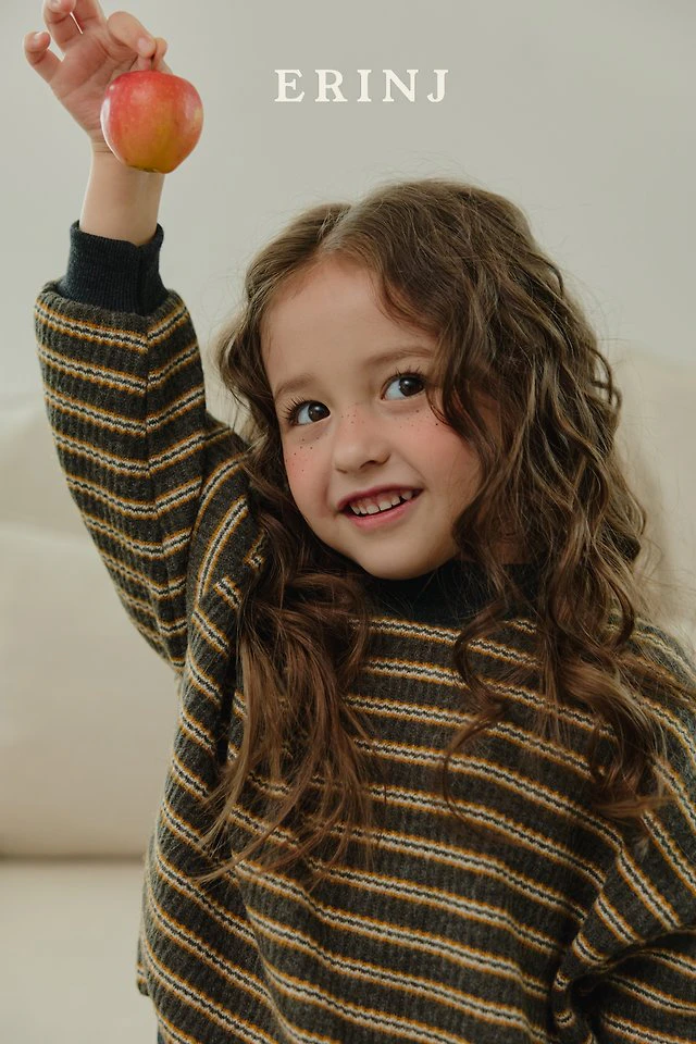 Color Contrast Knit Sweatshirt by Erin J for Child - view 12