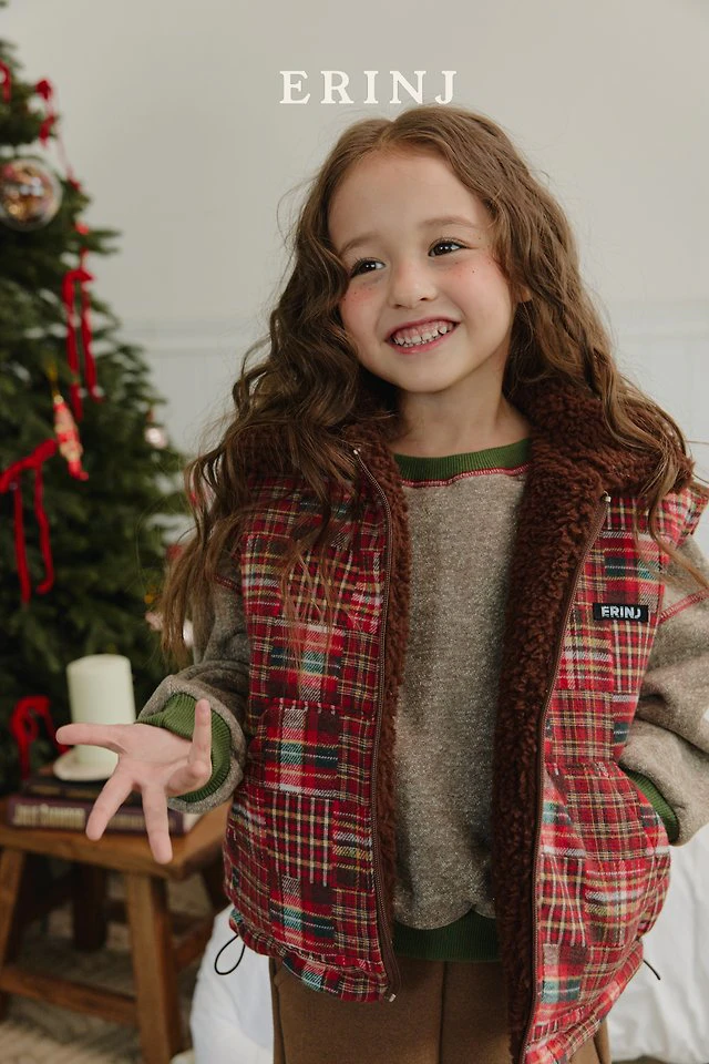 Oatmeal Stitch Sweatshirt by Erin J for Child - view 10