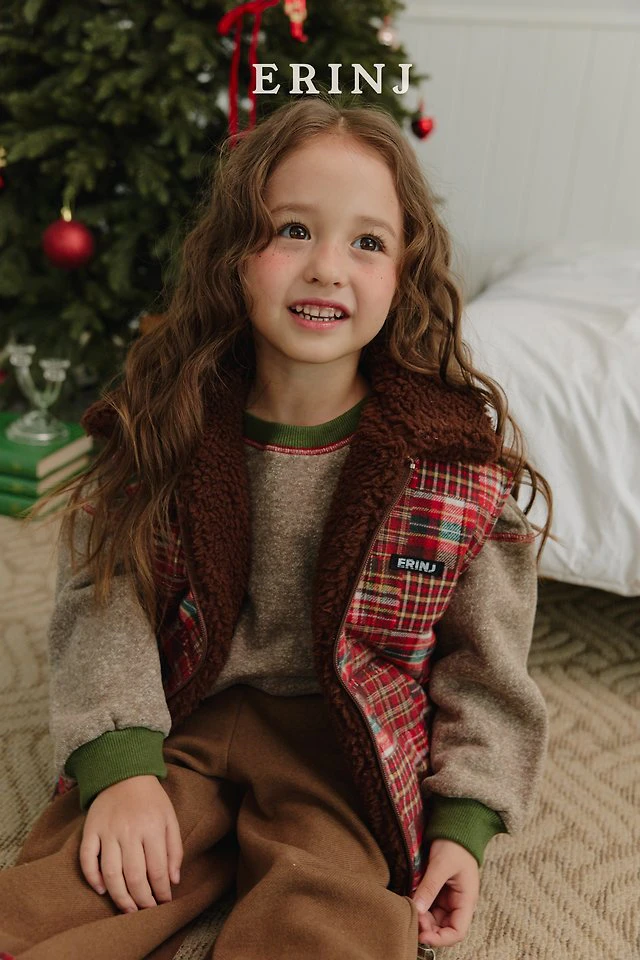 Oatmeal Stitch Sweatshirt by Erin J for Child - view 12