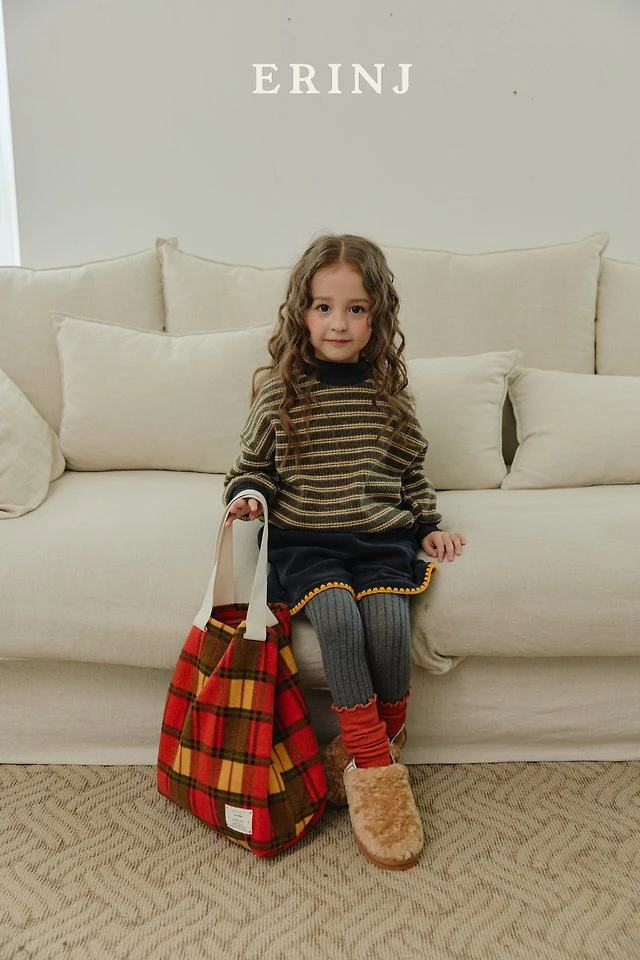Color Contrast Knit Sweatshirt by Erin J for Child - view 5