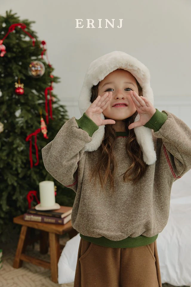 Oatmeal Stitch Sweatshirt by Erin J for Child - view 3