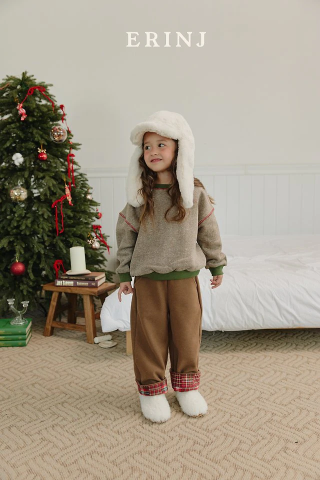 Oatmeal Stitch Sweatshirt by Erin J for Child - view 4