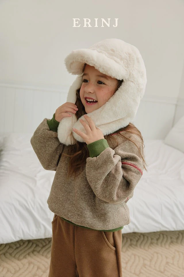 Oatmeal Stitch Sweatshirt by Erin J for Child - view 7
