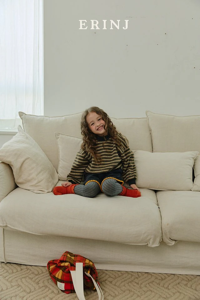Color Contrast Knit Sweatshirt by Erin J for Child - view 10
