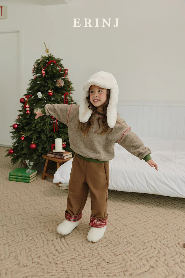 Oatmeal Stitch Sweatshirt by Erin J for Child - view 8