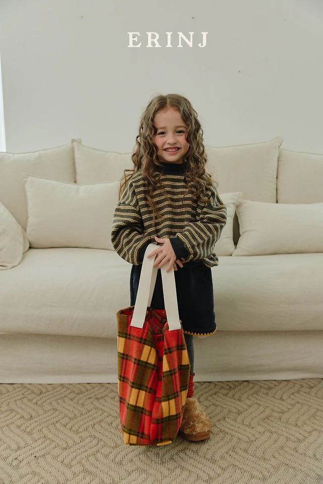 Color Contrast Knit Sweatshirt by Erin J for Child - view 11