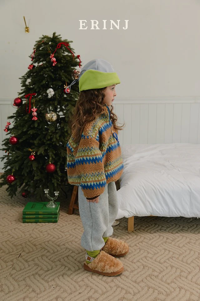 Snow Color Contrast Jogger Pants by Erin J for Child - view 8