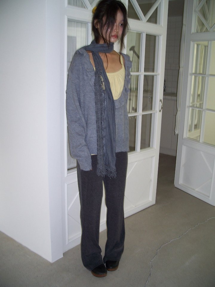 Frill U-Neck Knit by Flash for Women - view 7