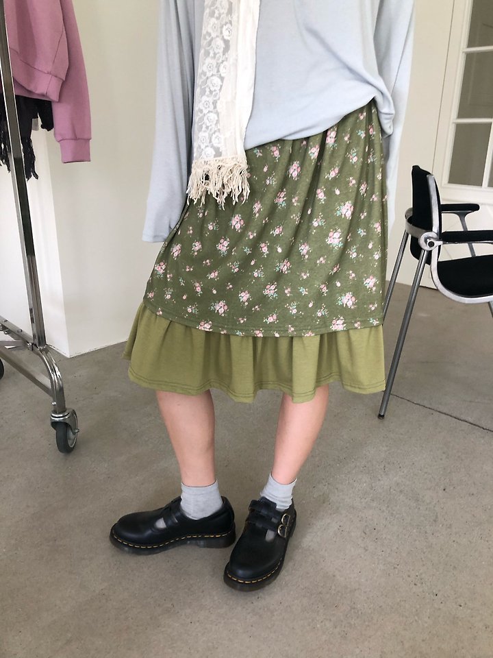 Yeori Shirring Skirt by Flash for Women - view 6