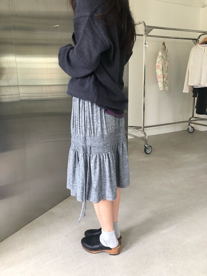 Gorde Shirring Skirt by Flash for Women - view 11