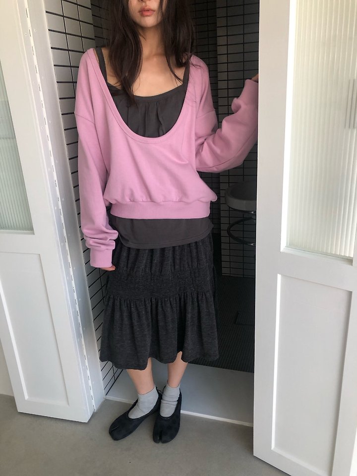 Gorde Shirring Skirt by Flash for Women - view 3