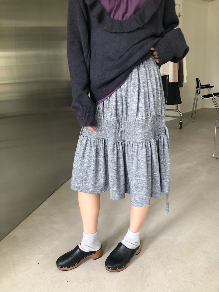Gorde Shirring Skirt by Flash for Women - view 7