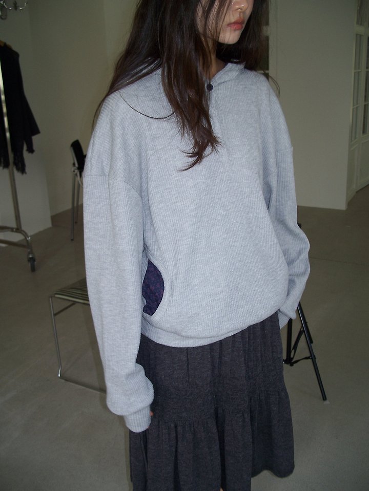 Waffle Hooded Sweatshirt by Flash for Women - view 6