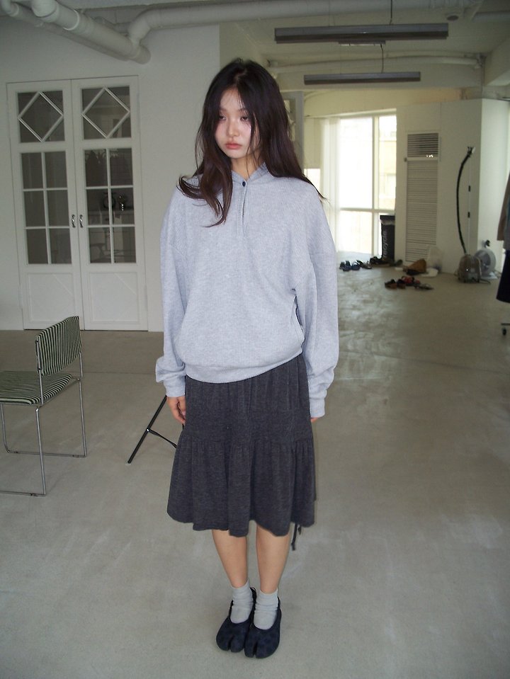 Waffle Hooded Sweatshirt by Flash for Women - view 8