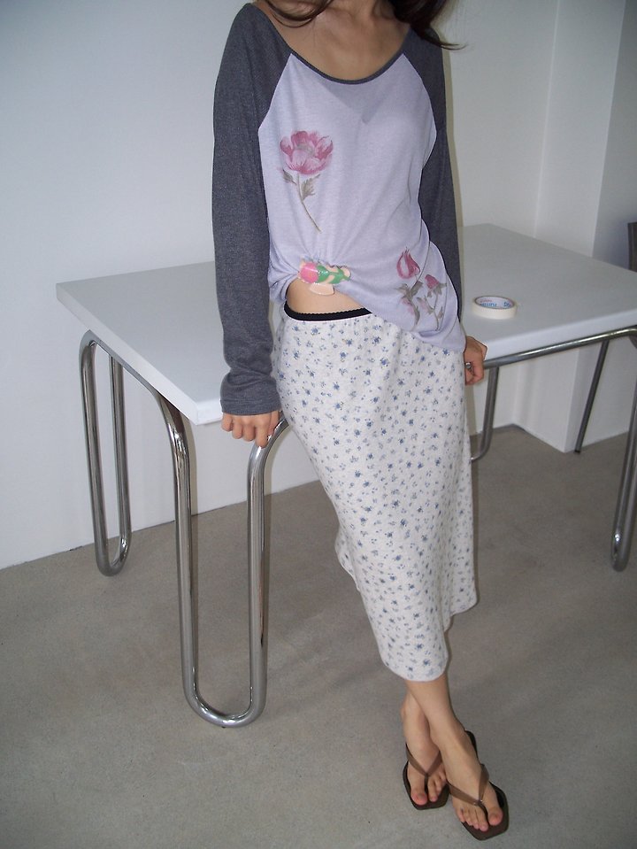 Raglan Printed Tee by Flash for Women - view 1