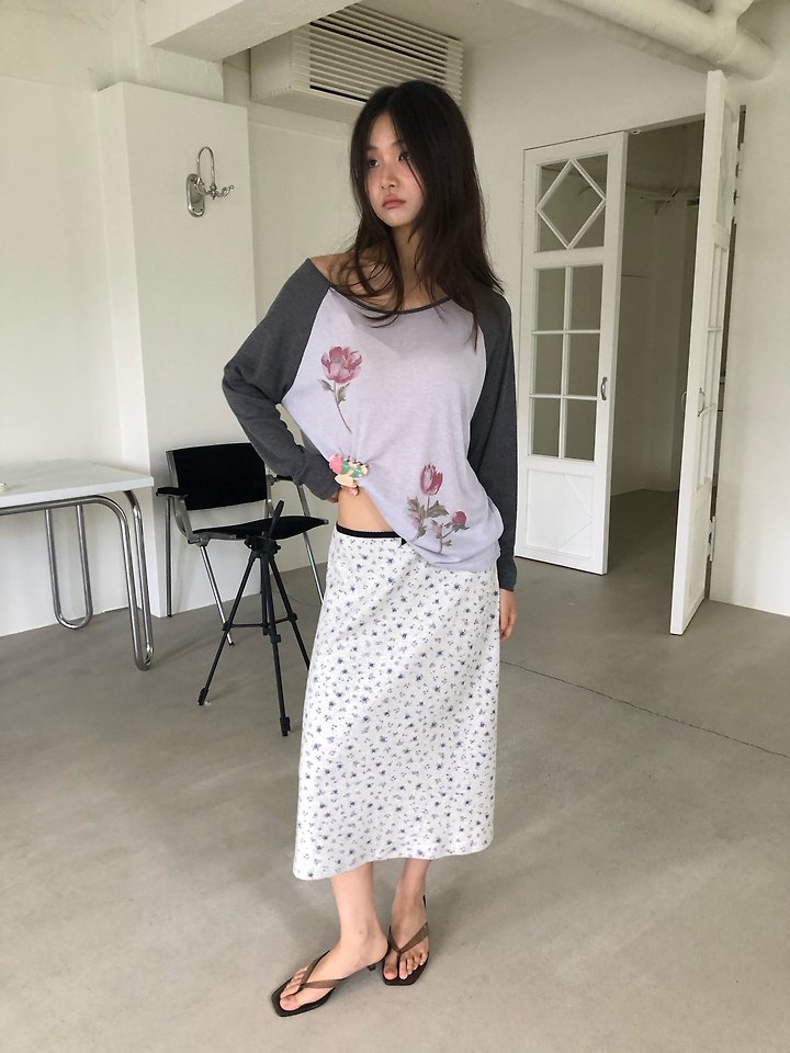 Raglan Printed Tee by Flash for Women - view 4