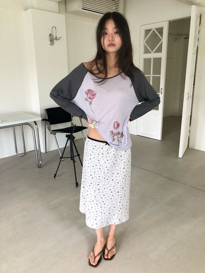 Raglan Printed Tee by Flash for Women - view 5