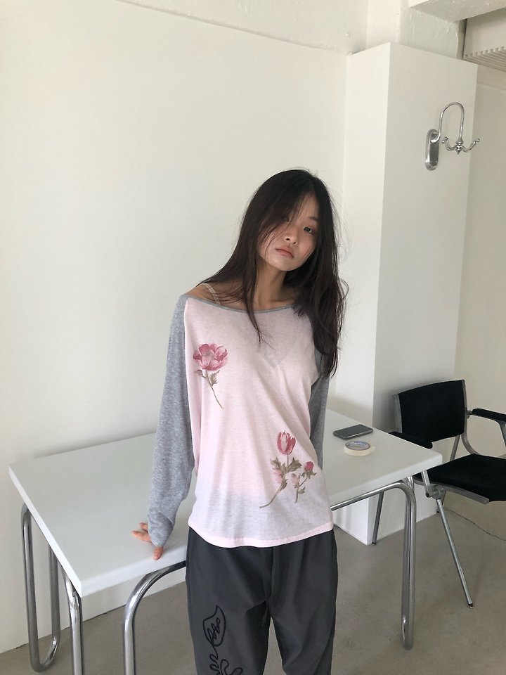 Raglan Printed Tee by Flash for Women - view 9