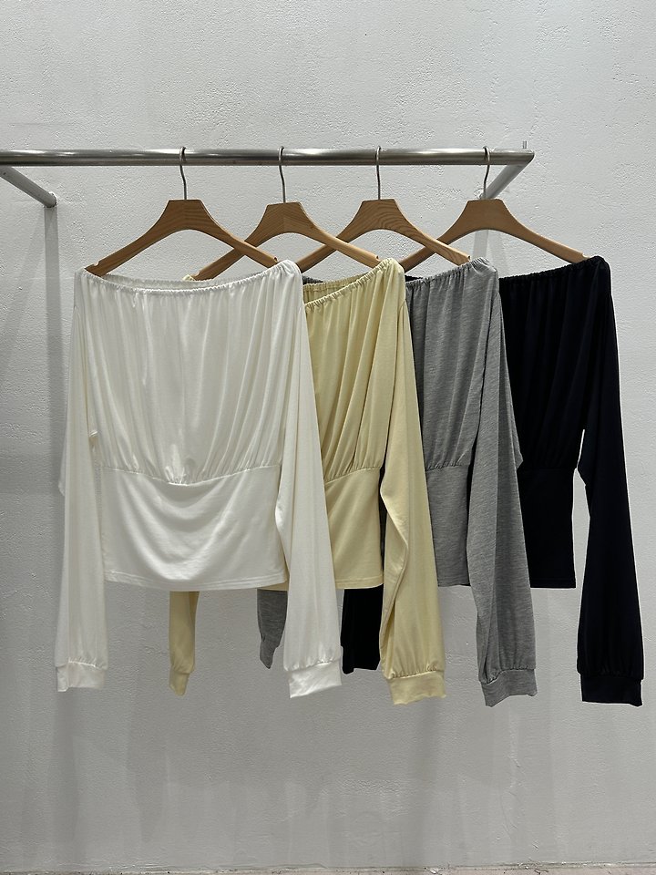Cami Shirring Tee by Flash for Women - view 12