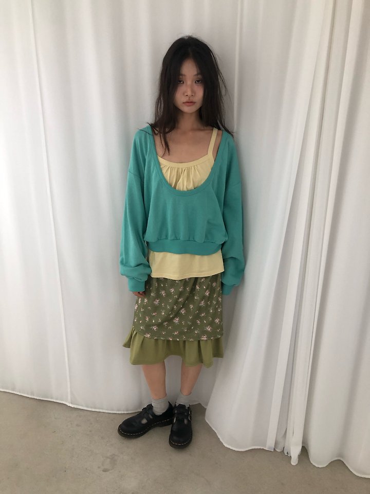 Yeori Shirring Skirt by Flash for Women - view 9