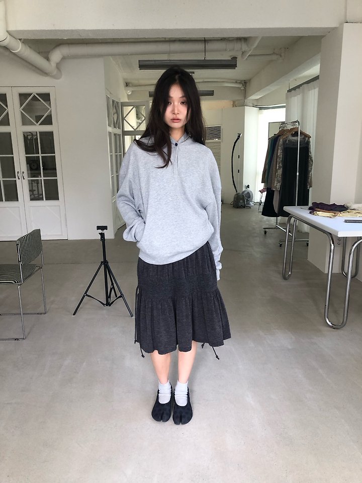 Waffle Hooded Sweatshirt by Flash for Women - view 11