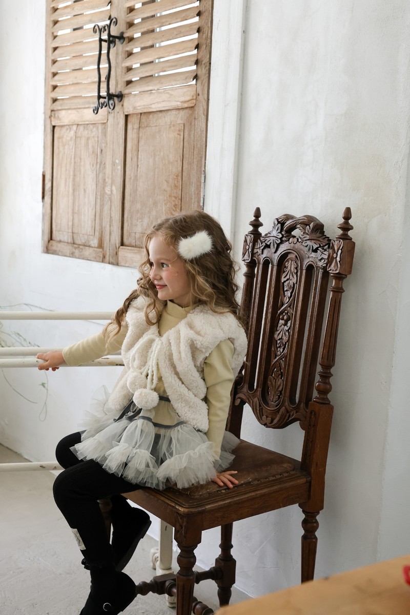 Mink Ribbon Hairpin by Flo for Child - view 10