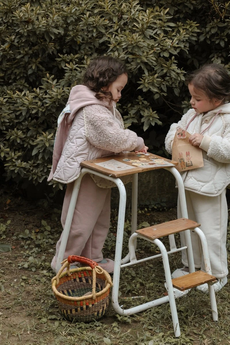 Noel Quilted Jacket (Pink) by Flo for Child - view 10