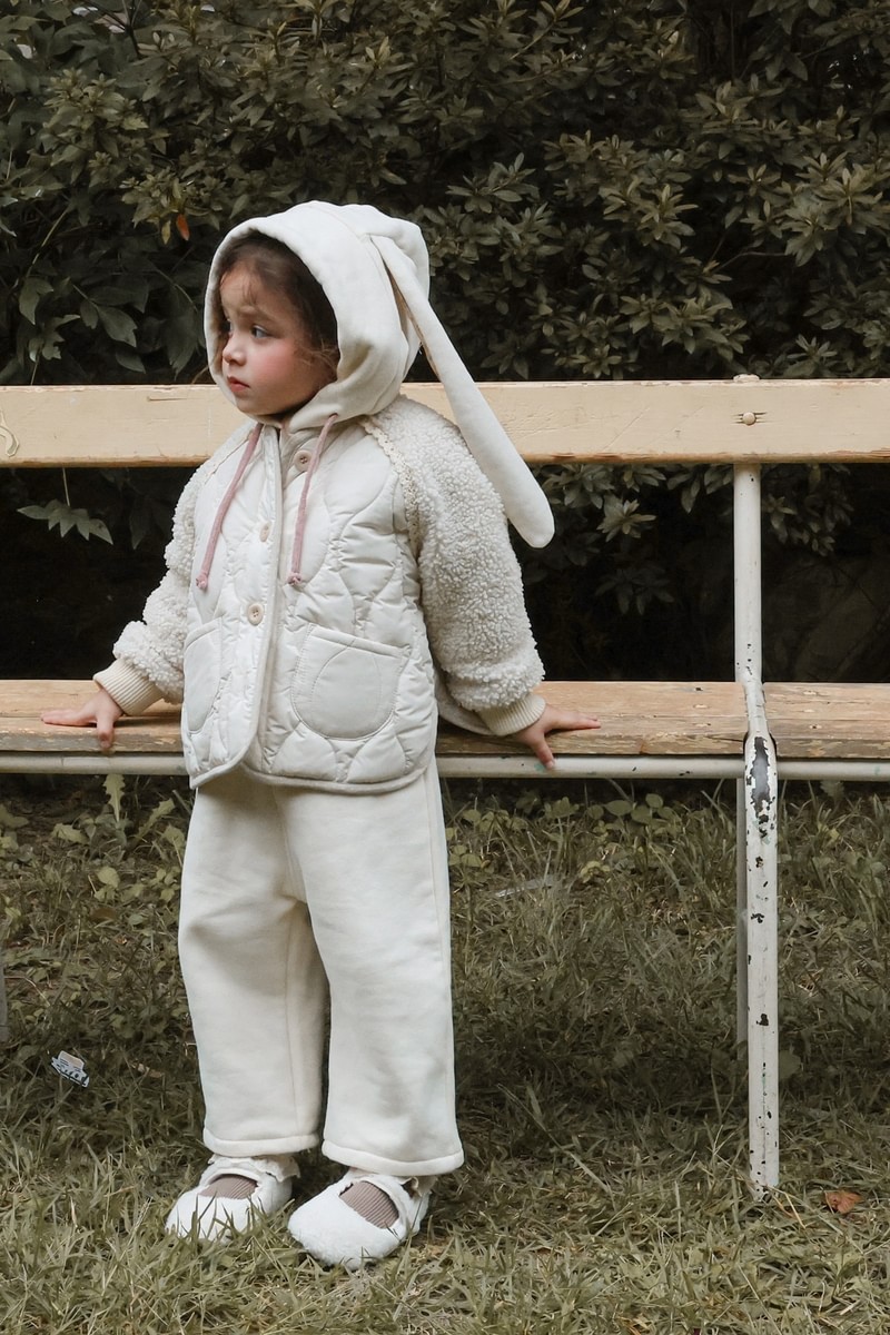 Noel Quilted Jacket (Beige) by Flo for Child - view 12