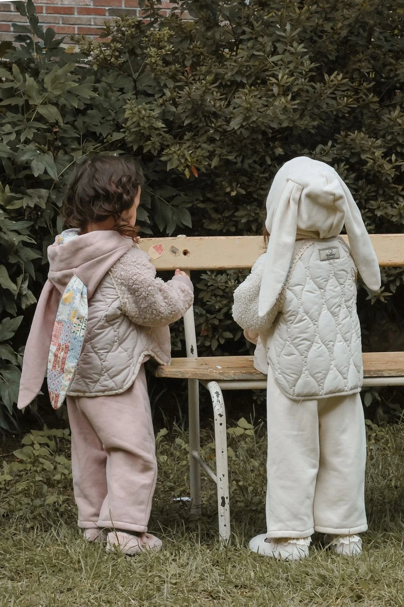 Noel Quilted Jacket (Pink) by Flo for Child - view 8