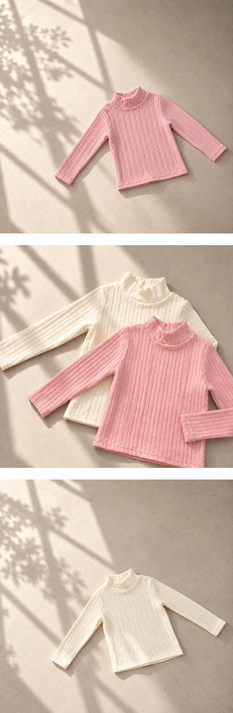 Twisted Half Mock Neck Tee by Flower J for Child - view 1