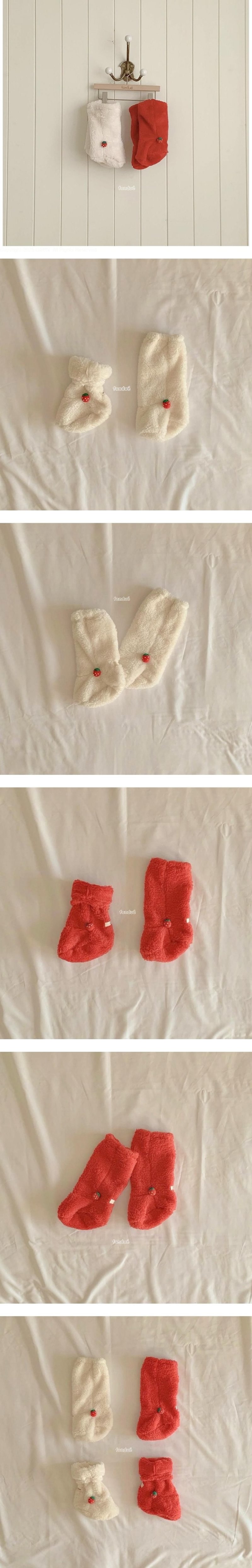 Strawberry Jam Leg Warmer by Fondue for Baby - view 1