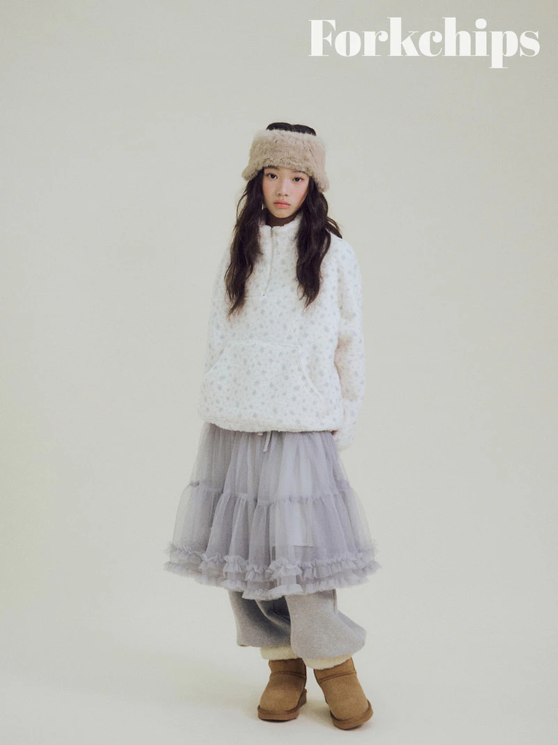 Daisy Fleece Half Zip-up by Fork Chips for Child - view 12