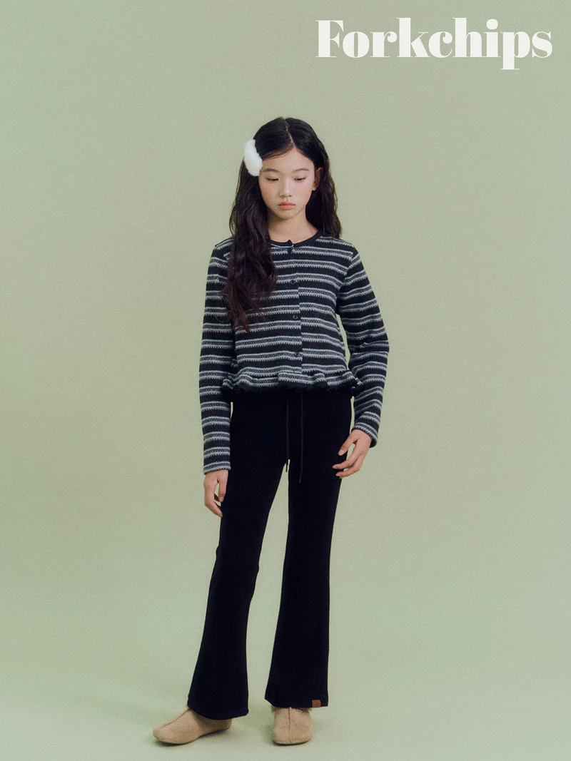Latte Bootcut Leggings by Fork Chips for Child - view 12