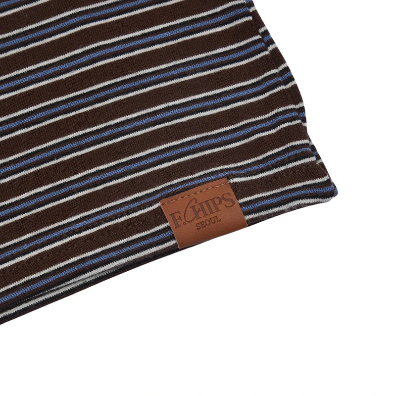 School Striped Turtleneck Tee by Fork Chips for Child - view 8
