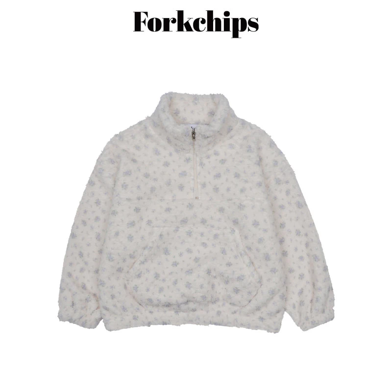 Daisy Fleece Half Zip-up by Fork Chips for Child - view 1