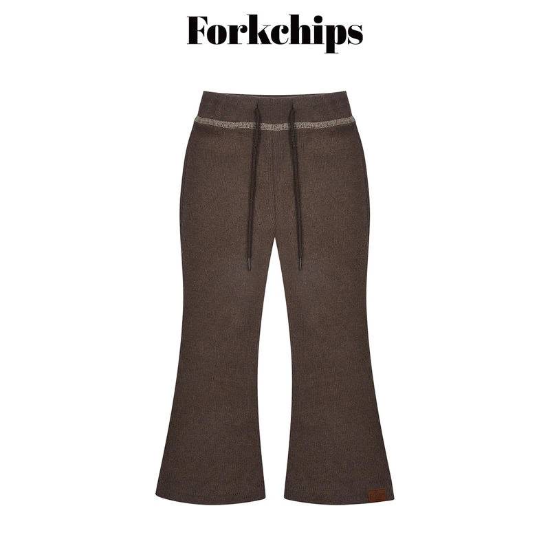 Latte Bootcut Leggings by Fork Chips for Child - view 1