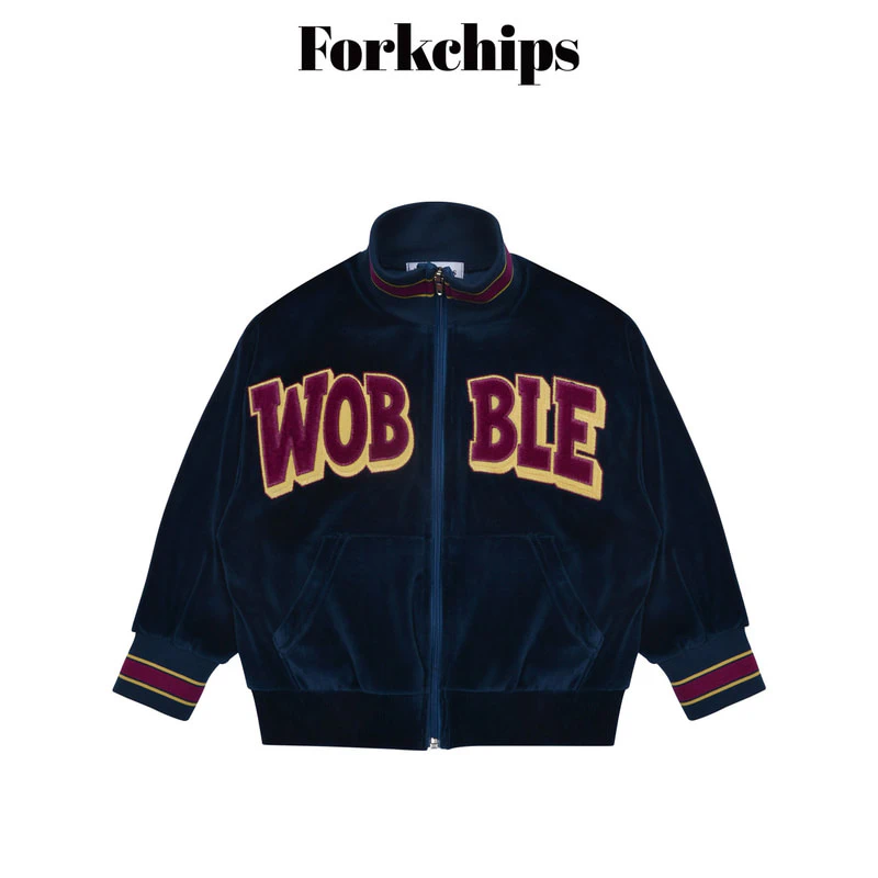 Wooble Velour Zip-up by Fork Chips for Child - view 2