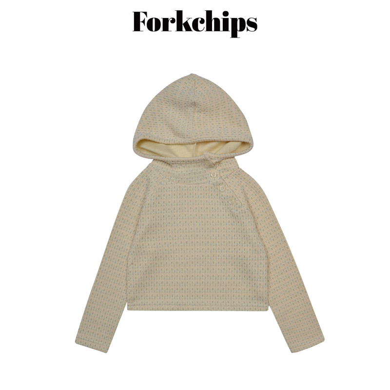 Luna Button Hooded Tee by Fork Chips for Child - view 1