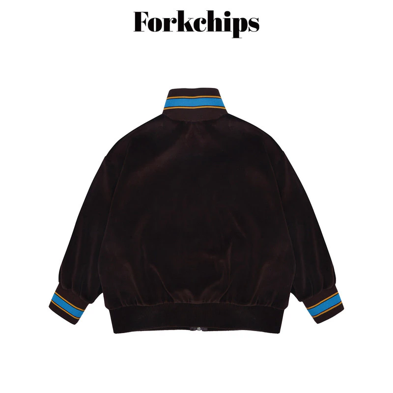 Wooble Velour Zip-up by Fork Chips for Child - view 3