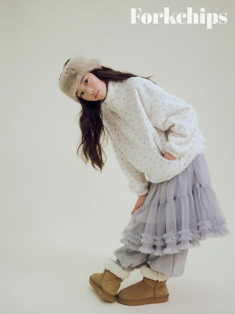 Daisy Fleece Half Zip-up by Fork Chips for Child - view 9