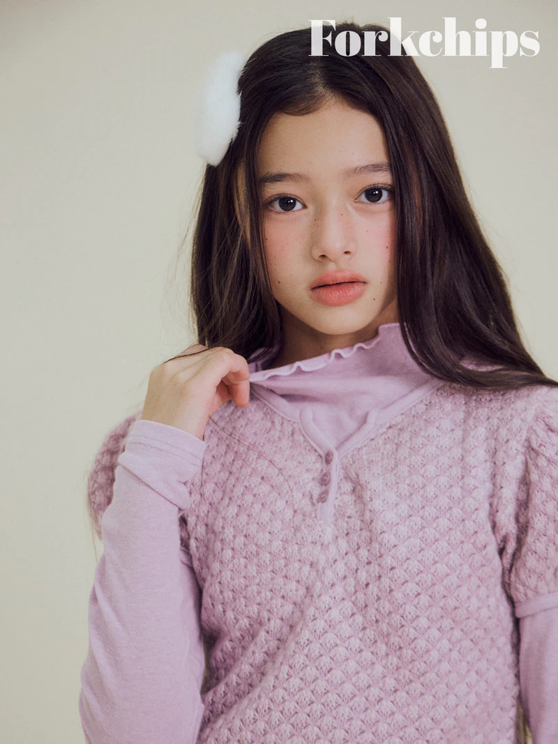 Berry Turtleneck Tee by Fork Chips for Child - view 10