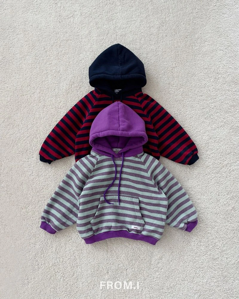 Birdie Striped Hood Tee by From I for Child - view 1