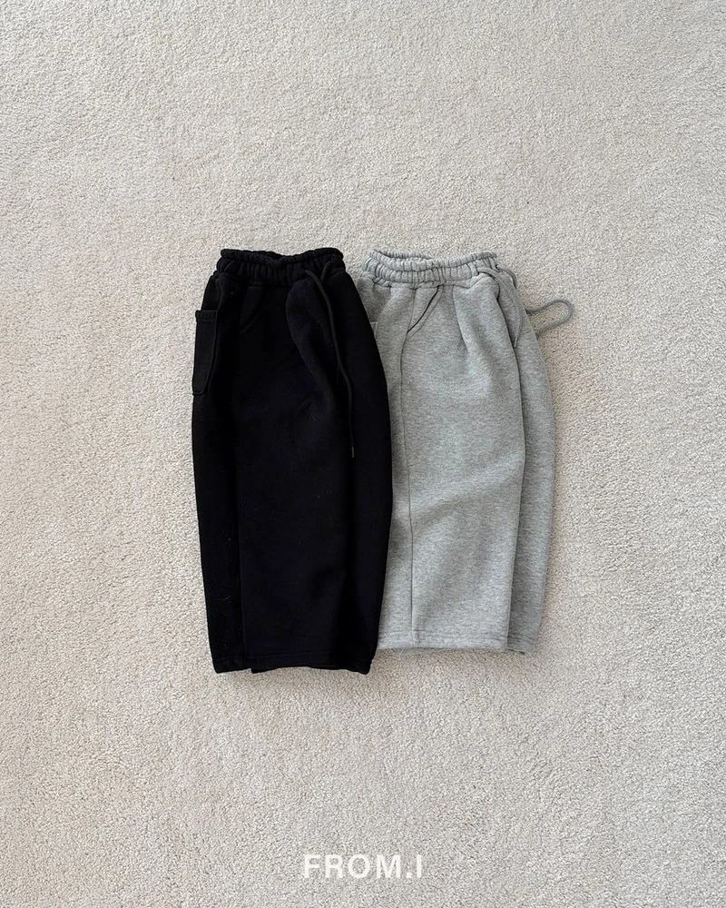 Fleeced Wide Sweatpants by From I for Child - view 1