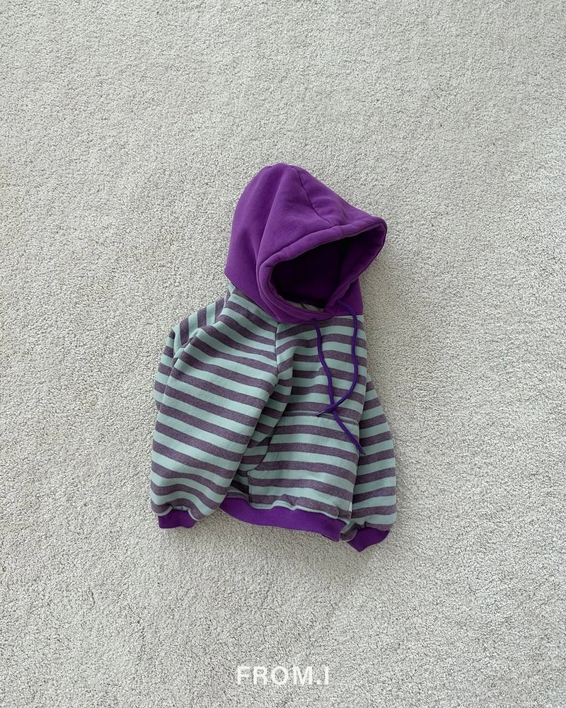 Birdie Striped Hood Tee by From I for Child - view 6