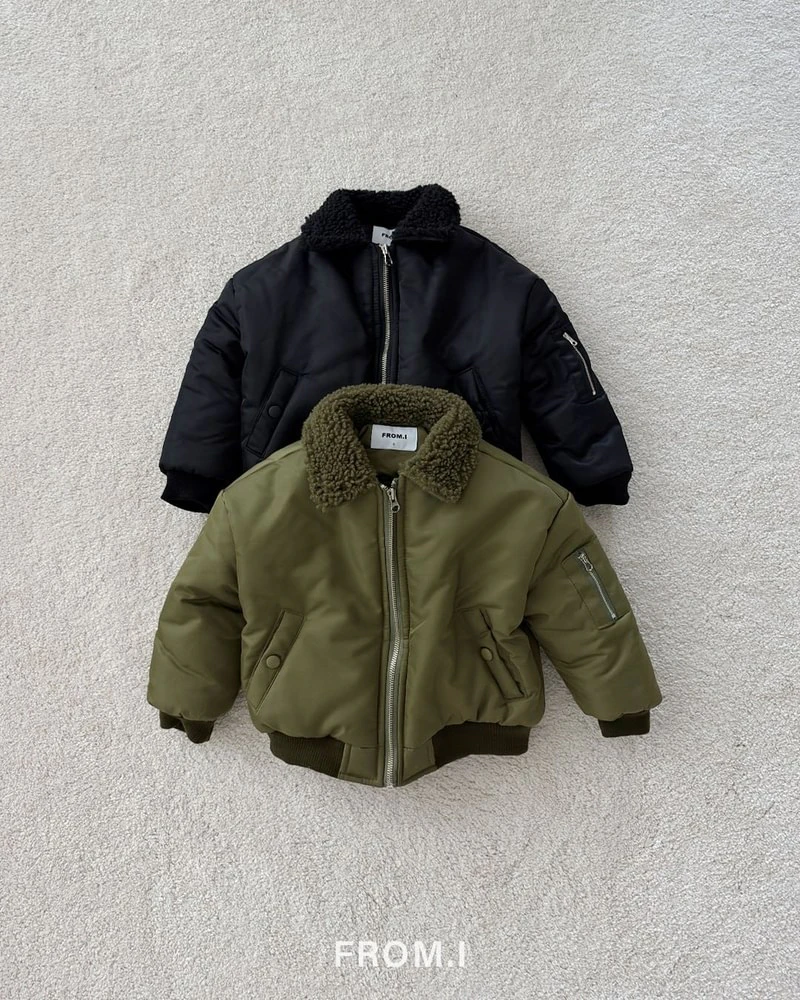 Tumble Fleece Bomber Jacket by From I for Child - view 1